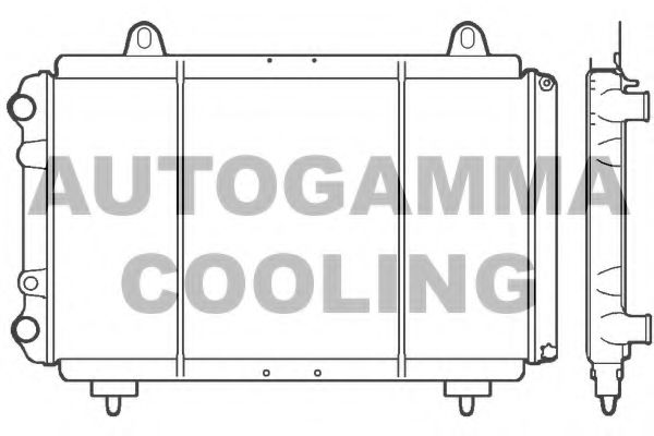 100035 AUTOGAMMA Exhaust System Catalytic Converter