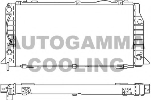 100049 AUTOGAMMA Condenser, air conditioning