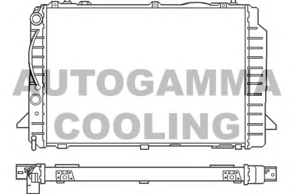 100052 AUTOGAMMA Corrugated Pipe, exhaust system