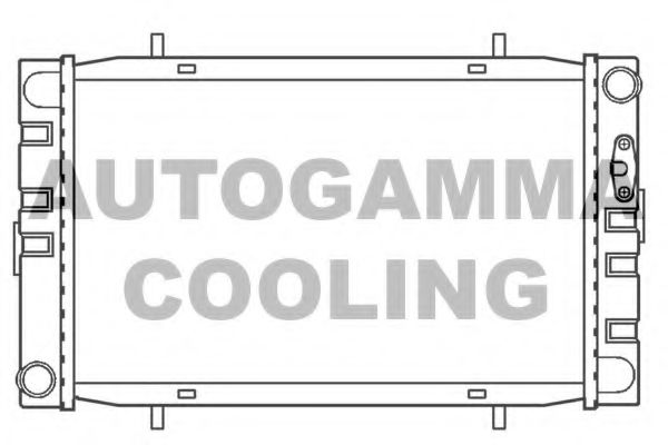 100071 AUTOGAMMA Condenser, air conditioning