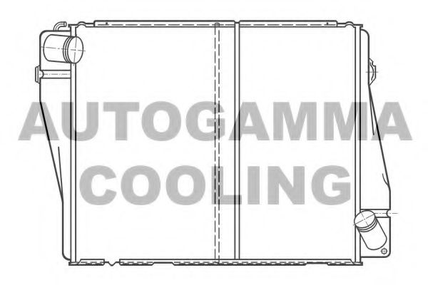 100081 AUTOGAMMA Air Conditioning Condenser, air conditioning