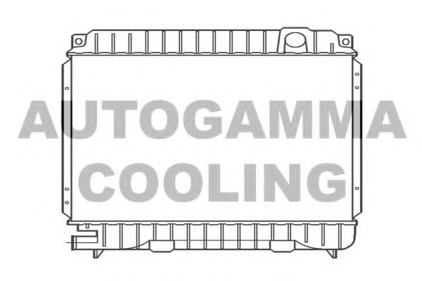 100084 AUTOGAMMA Radiator, engine cooling