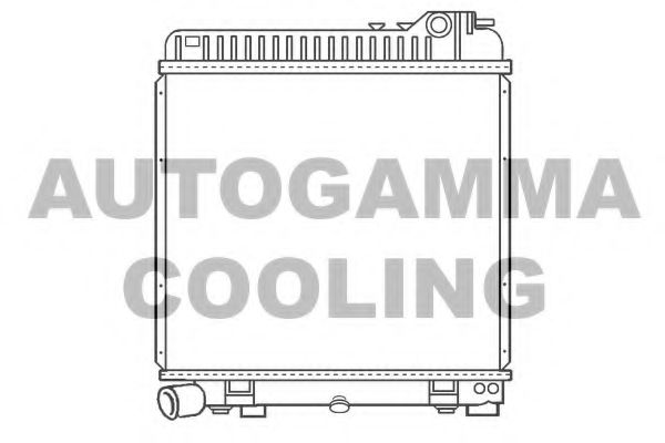 100087 AUTOGAMMA Condenser, air conditioning