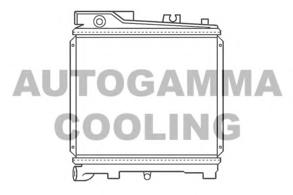 100095 AUTOGAMMA Air Conditioning Condenser, air conditioning
