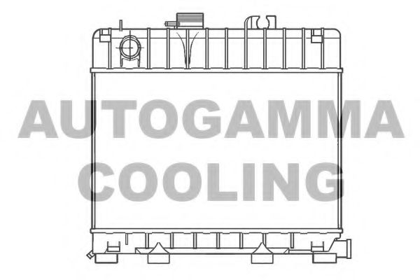 100112 AUTOGAMMA Condenser, air conditioning