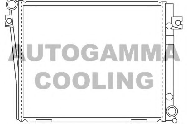 100121 AUTOGAMMA Air Conditioning Condenser, air conditioning