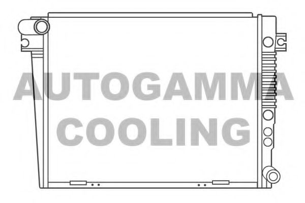 100135 AUTOGAMMA Air Conditioning Condenser, air conditioning