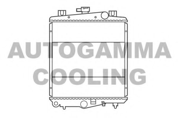 100139 AUTOGAMMA Radiator, engine cooling