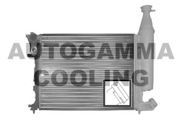 100155 AUTOGAMMA Радиатор, охлаждение двигателя