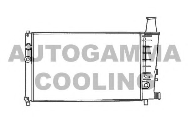 100166 AUTOGAMMA Condenser, air conditioning
