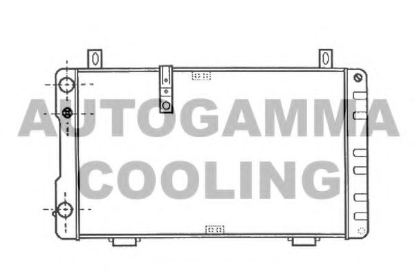 100181 AUTOGAMMA Condenser, air conditioning