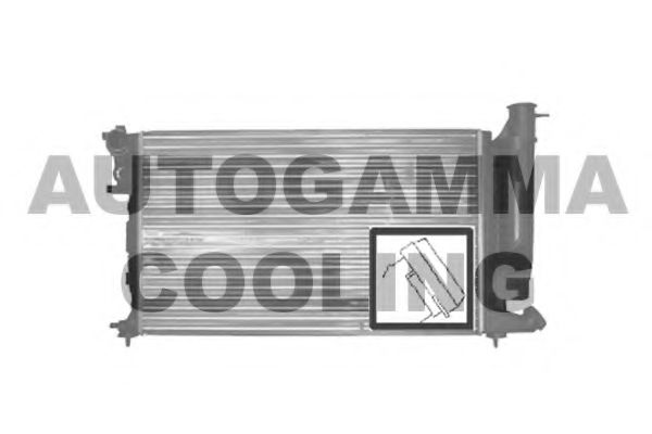 100212 AUTOGAMMA Condenser, air conditioning