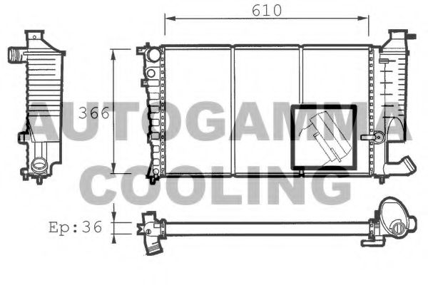 100230 AUTOGAMMA Interior Equipment Window Lift