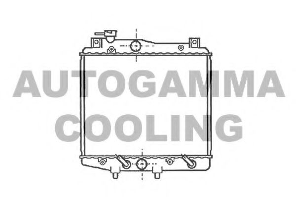 100239 AUTOGAMMA Air Conditioning Condenser, air conditioning