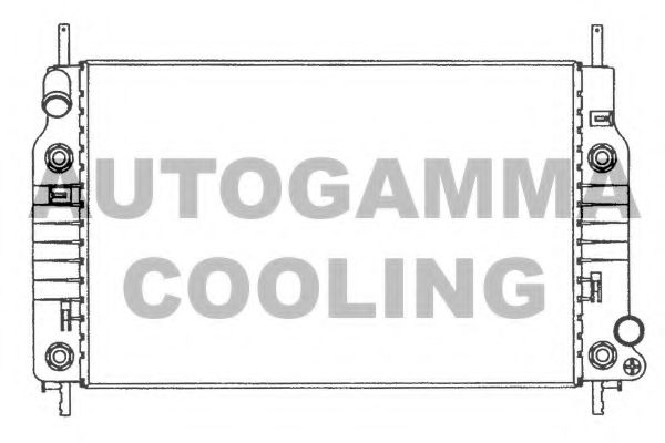 100371 AUTOGAMMA Radiator, engine cooling