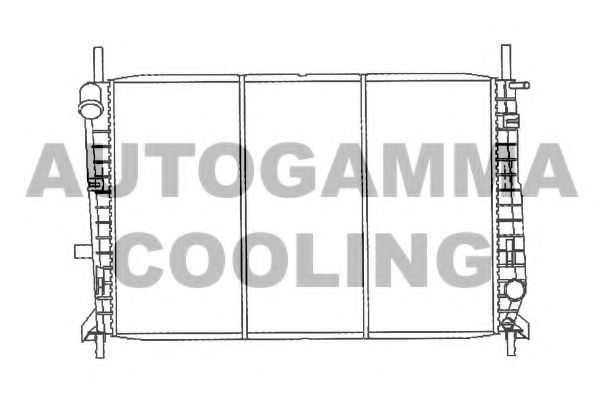 100372 AUTOGAMMA Condenser, air conditioning