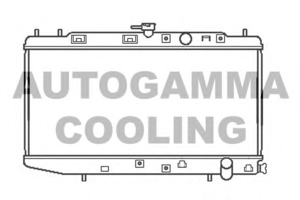 100413 AUTOGAMMA Radiator, engine cooling