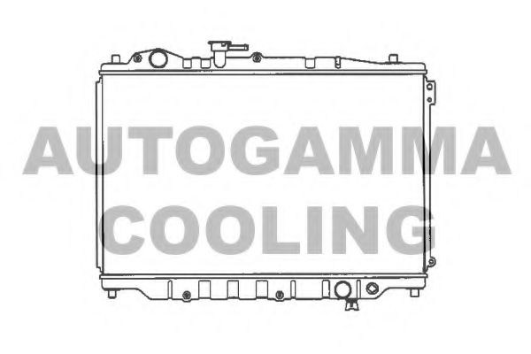 100499 AUTOGAMMA Cooling System Radiator, engine cooling