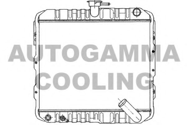 100566 AUTOGAMMA Air Conditioning Condenser, air conditioning