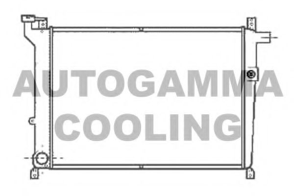 100613 AUTOGAMMA Radiator, engine cooling