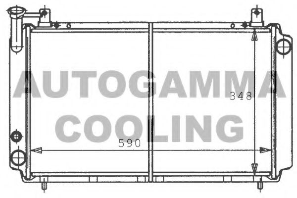 100646 AUTOGAMMA Condenser, air conditioning