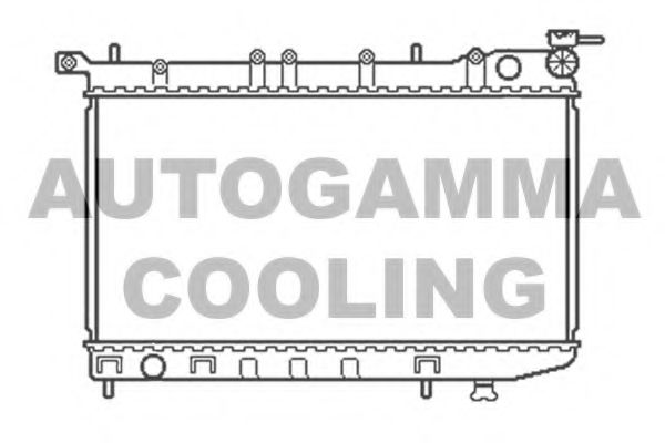100649 AUTOGAMMA Radiator, engine cooling