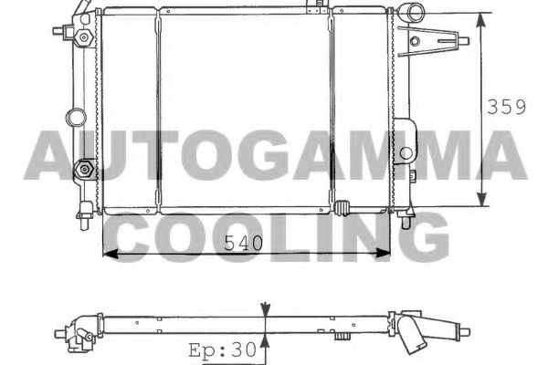 100672 AUTOGAMMA Interior Equipment Window Lift