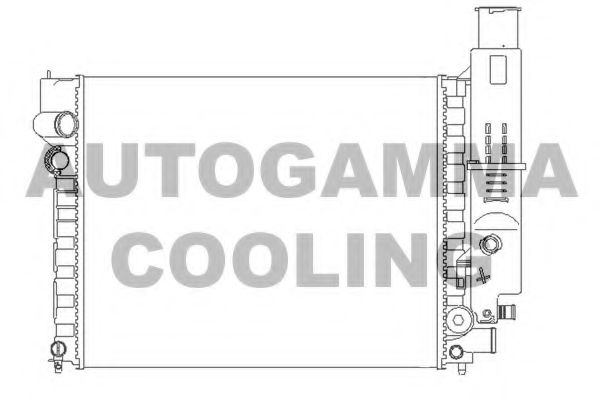 100764 AUTOGAMMA Radiator, engine cooling