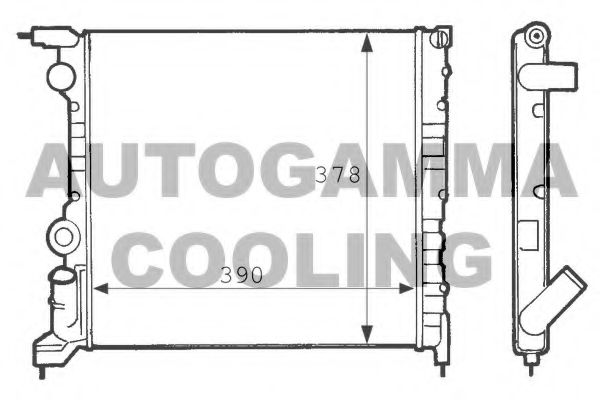 100850 AUTOGAMMA Interior Equipment Window Lift