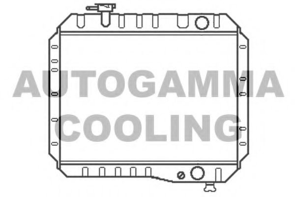 101023 AUTOGAMMA Radiator, engine cooling
