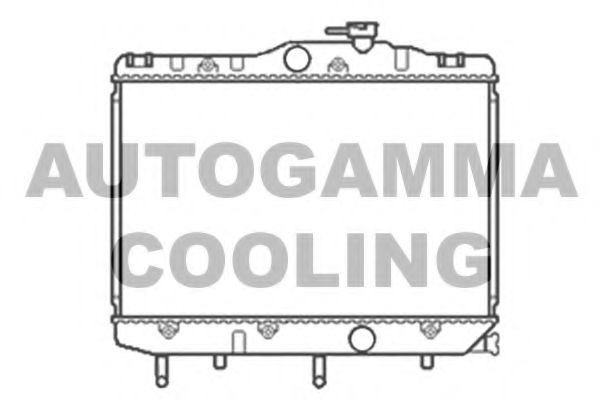 101030 AUTOGAMMA Radiator, engine cooling