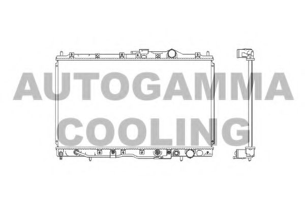 101133 AUTOGAMMA Radiator, engine cooling