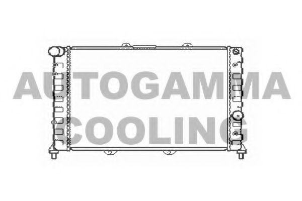101145 AUTOGAMMA Radiator, engine cooling
