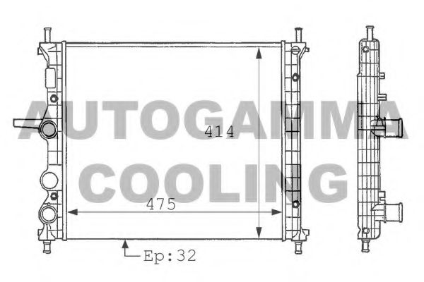 101166 AUTOGAMMA Interior Equipment Window Lift