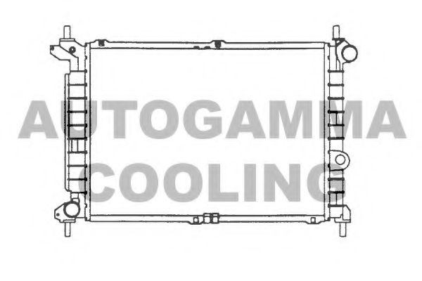 101224 AUTOGAMMA Radiator, engine cooling
