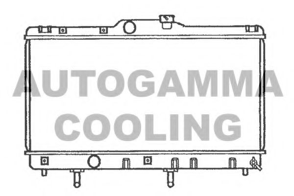 101272 AUTOGAMMA Radiator, engine cooling