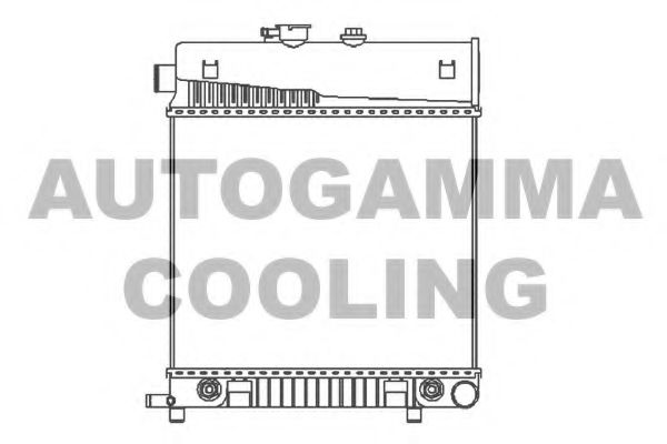 101315 AUTOGAMMA Radiator, engine cooling