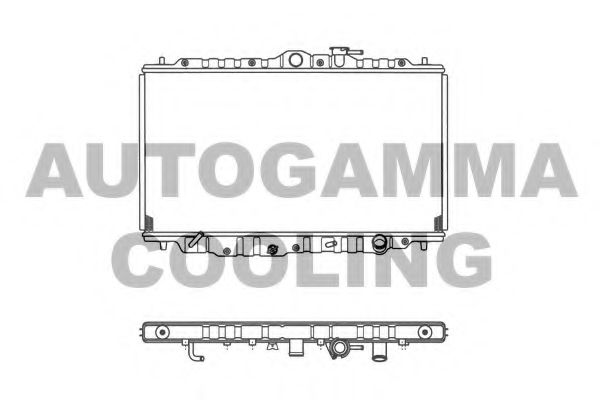 101440 AUTOGAMMA Radiator, engine cooling