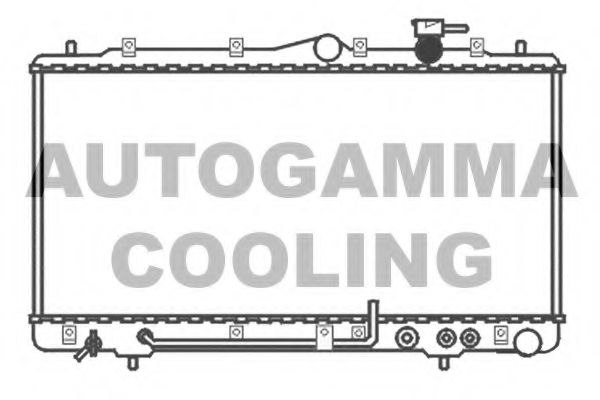 101591 AUTOGAMMA Radiator, engine cooling