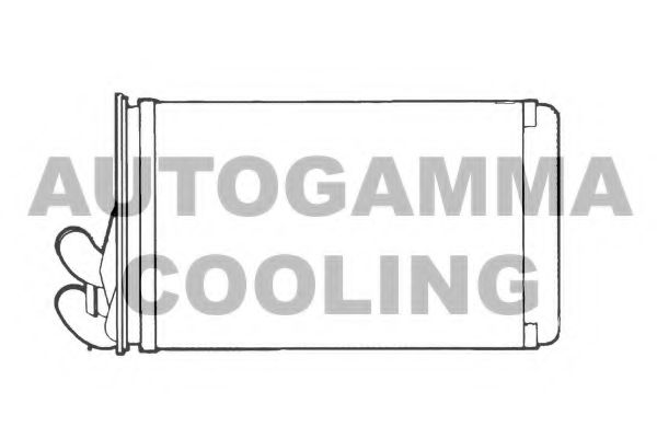 101674 AUTOGAMMA Heat Exchanger, interior heating