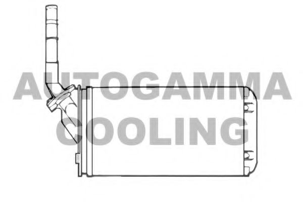 101677 AUTOGAMMA Heat Exchanger, interior heating