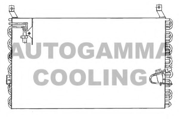 101723 AUTOGAMMA Condenser, air conditioning