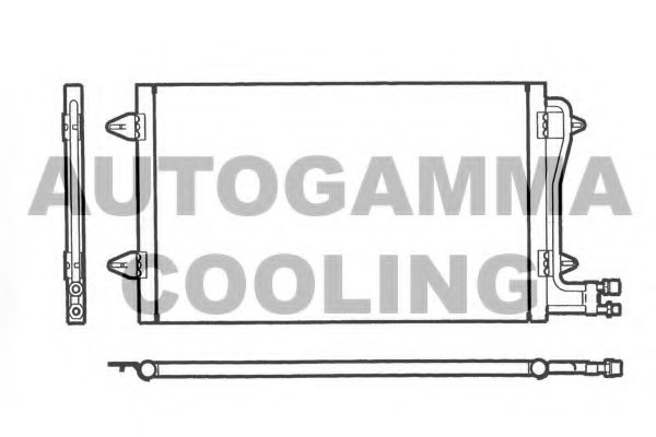 101733 AUTOGAMMA Condenser, air conditioning