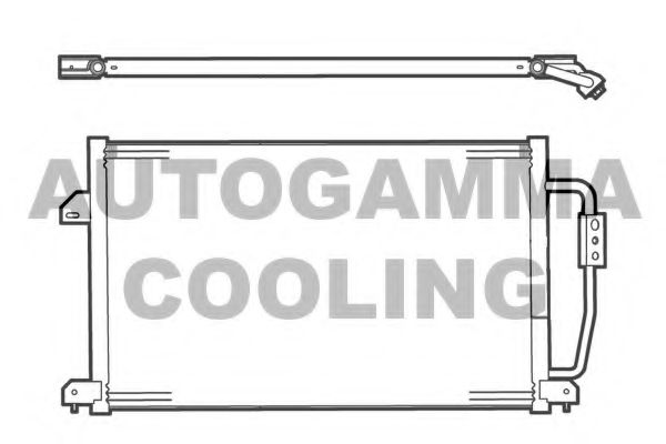 101735 AUTOGAMMA Condenser, air conditioning