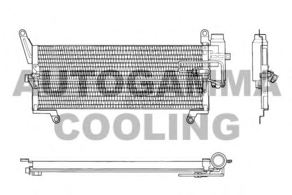 101738 AUTOGAMMA Condenser, air conditioning
