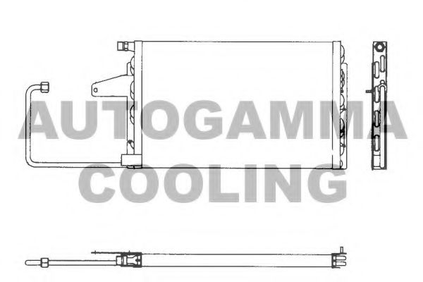 101840 AUTOGAMMA Condenser, air conditioning