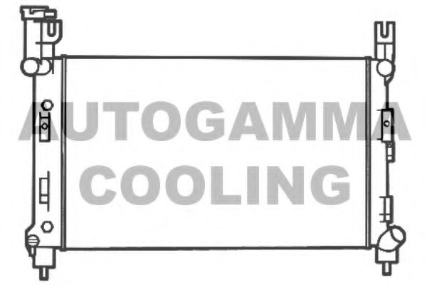 102044 AUTOGAMMA Radiator, engine cooling