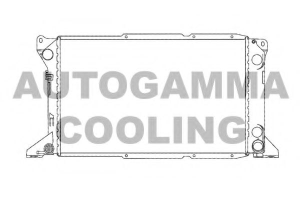 102088 AUTOGAMMA Radiator, engine cooling