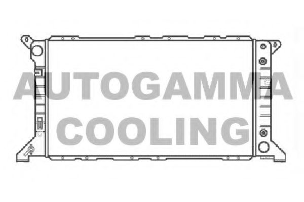 102091 AUTOGAMMA Radiator, engine cooling