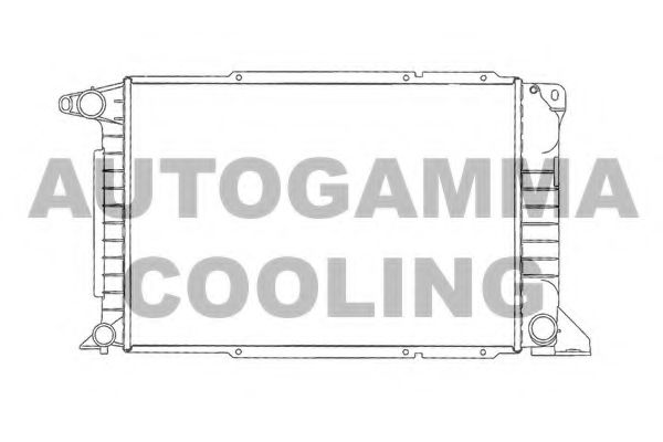 102092 AUTOGAMMA Radiator, engine cooling